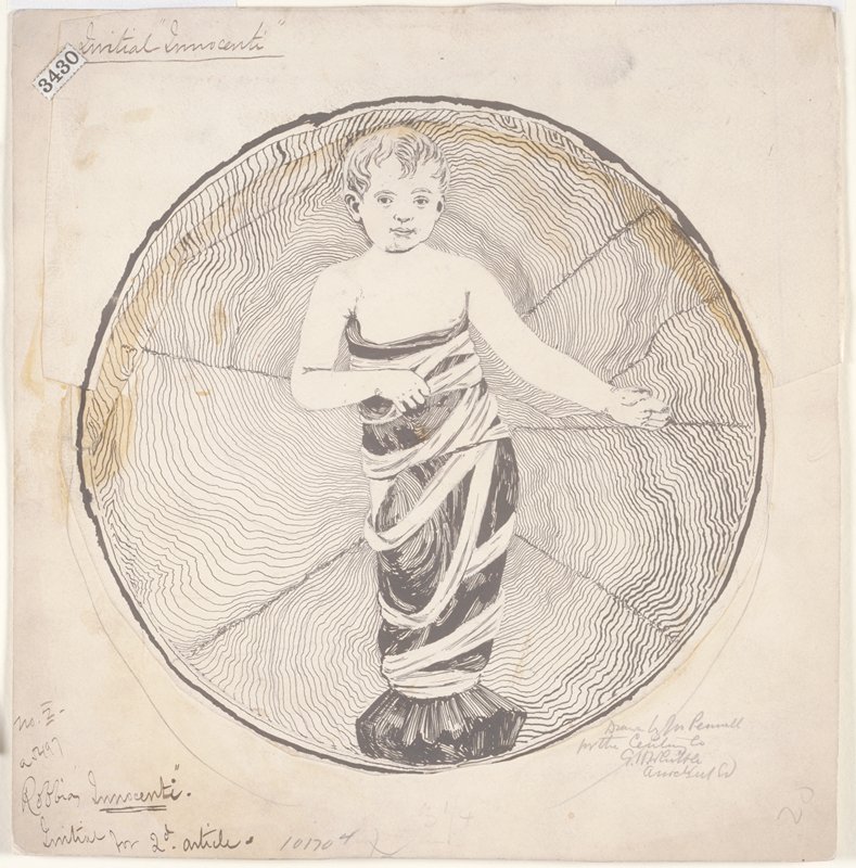 Initial 'Innocenti', Joseph Pennell, c. 1883