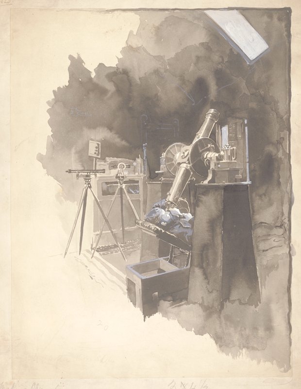 Making Observations, Joseph Pennell, 19th century