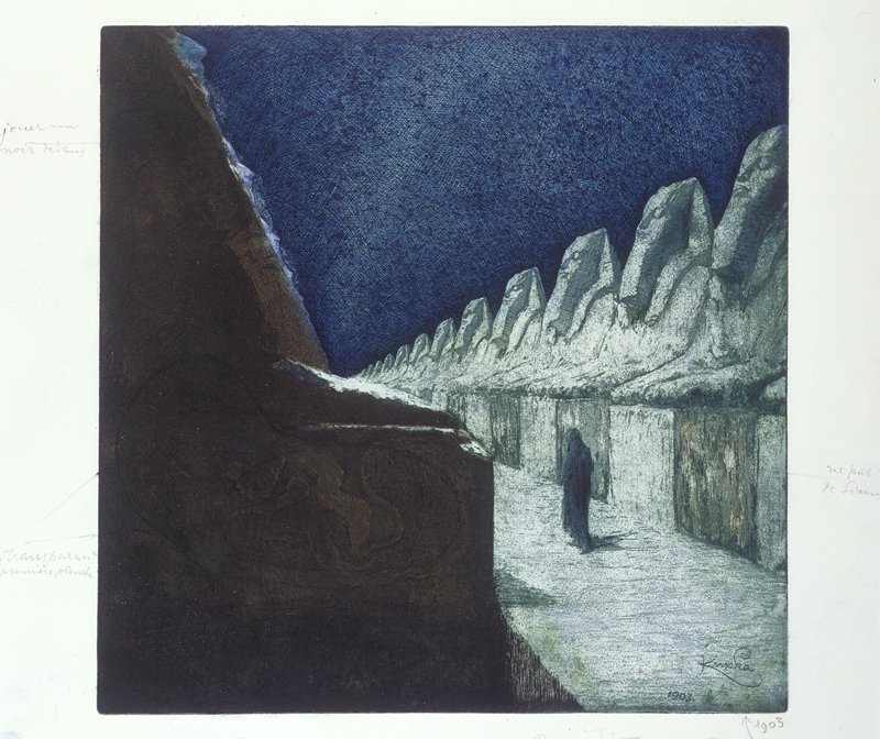 The Way of Silence II, František Kupka, 1903