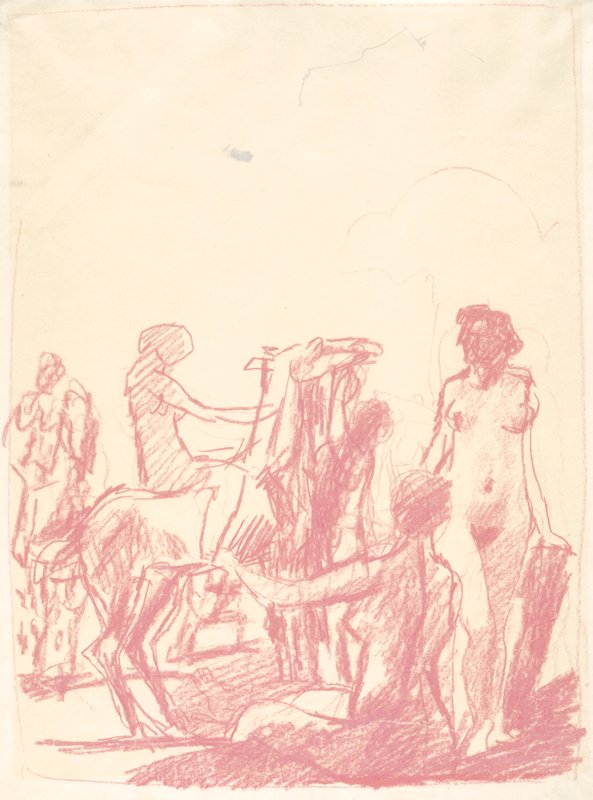 Amazons Resting, Albert Weisgerber, 20th century