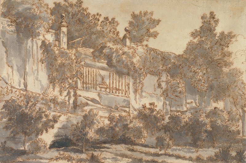 View of a Terrace, Francesco Zuccarelli, 18th century