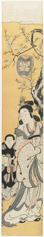 Xiwangmu (Queen Mather of the West) and Attendant, Tomikawa Fusanobu, c. 1764