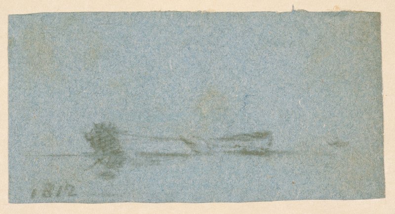 [Boat in landscape], John Constable, 1812