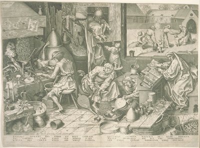 Dokumentasi “The Alchemist”; Engraving. Minneapolis Institute of Art.