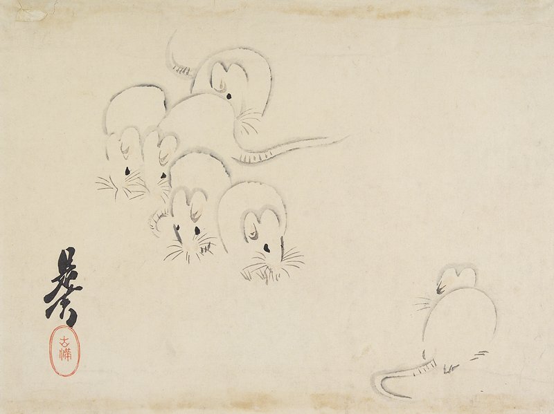 White Mice, Shibata Zeshin, c. 1880s