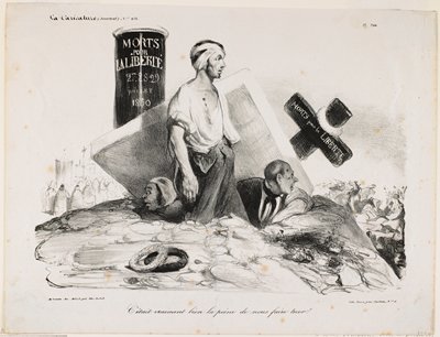 Dokumentasi “So this is all we got ourselves killed for!”; Lithograph (sur blanc). Minneapolis Institute of Art.
