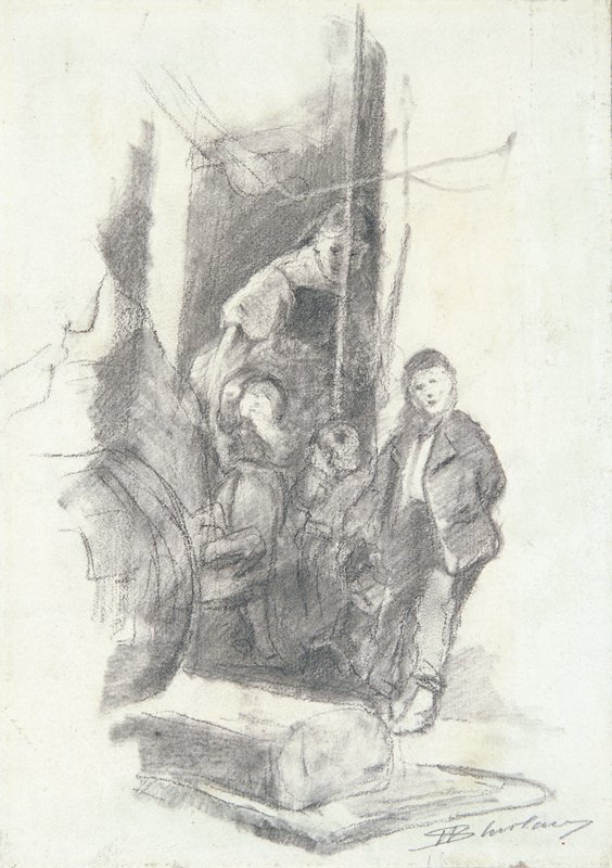 Study for Toning of the Bell, Walter Shirlaw, 19th century
