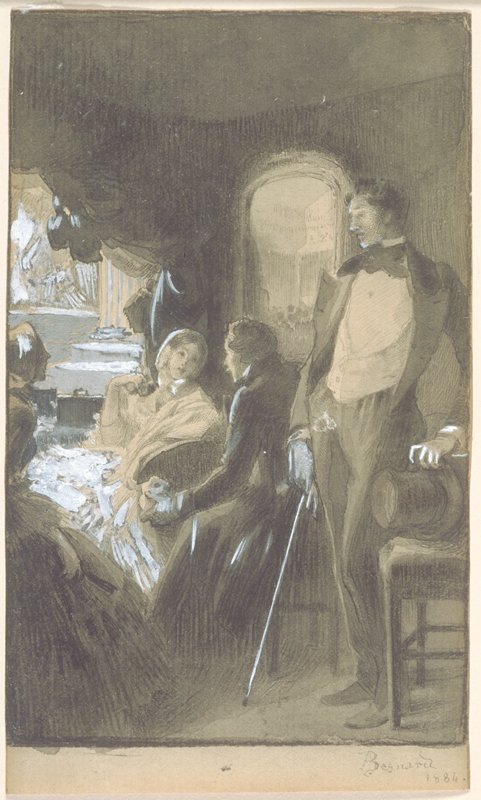 The Theater Box, Albert Besnard, 1884