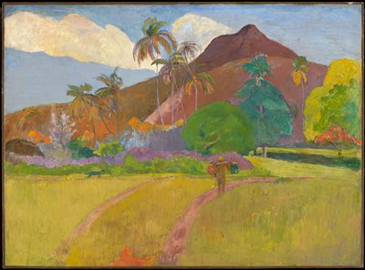 Tahitian Landscape, Paul Gauguin, 1891