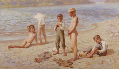 Dokumentasi “Boys Bathing”; Oil on canvas. Minneapolis Institute of Art.