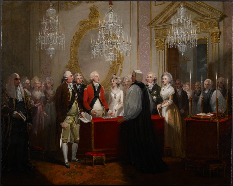 The Marriage of the Duke and Duchess of York, Sir Henry Singleton, 1791
