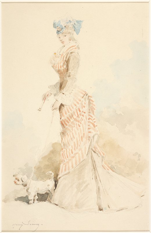 A Belle of the Seventies, Henry Somm, c. 1875