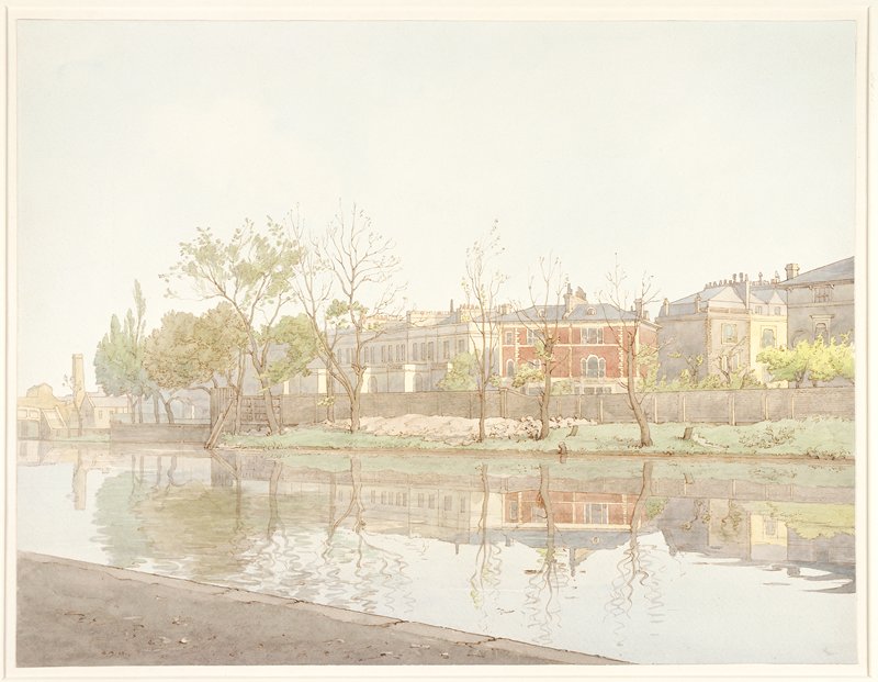 Canal Reflections, Algernon Cecil Newton, 1923