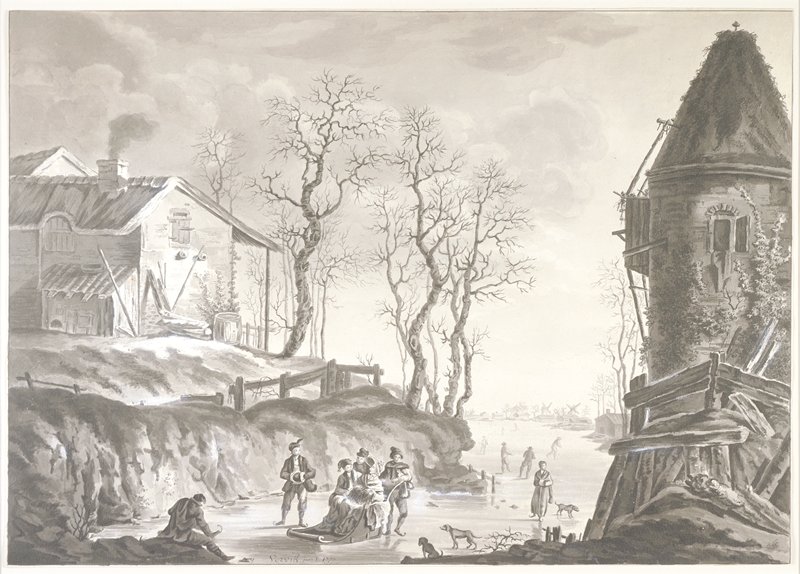 Ice Skaters, Vervik, 1777