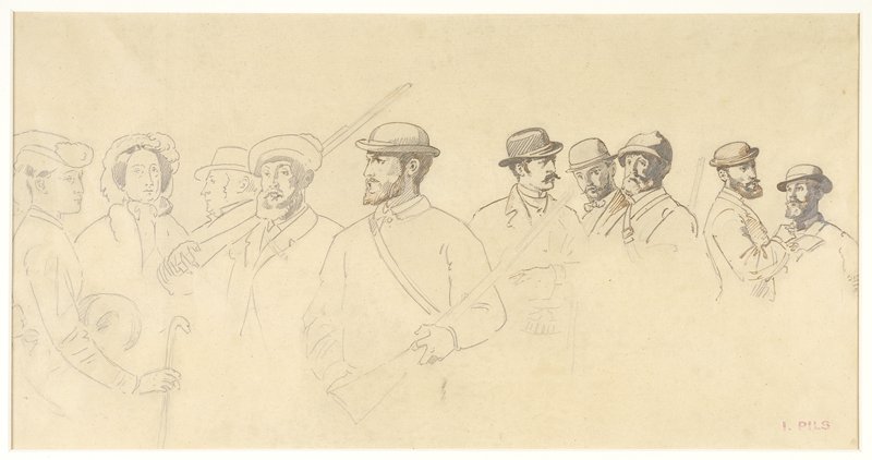 The Hunting Party, Isidore Pils, 19th century
