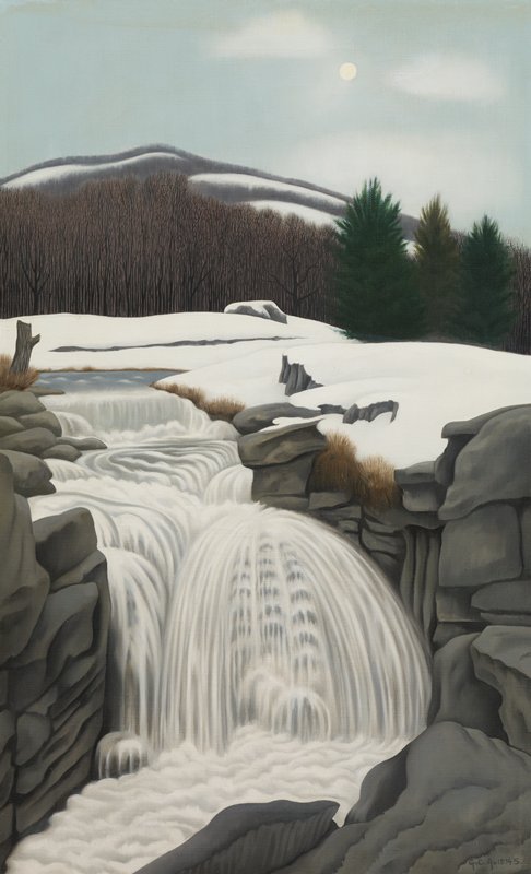 Brook in the Mountains, George Ault, 1945