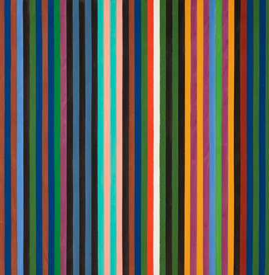 Black Aces, Gene Davis, 1966