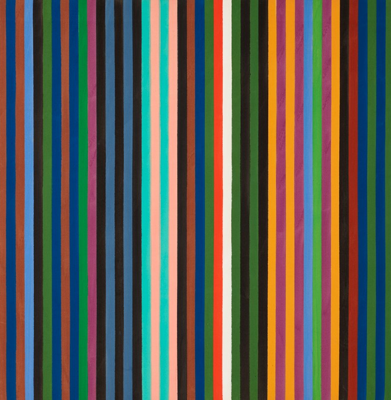 Black Aces, Gene Davis, 1966