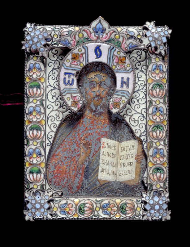 Icon; Christ Pantokrator, 19th century