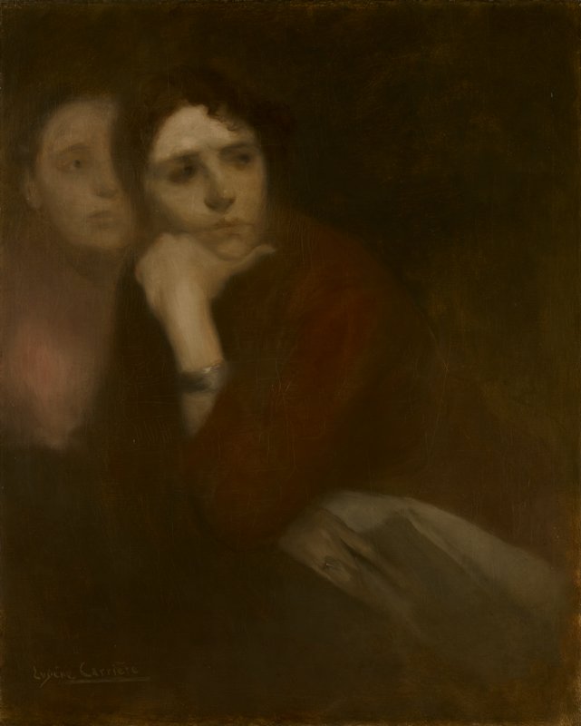 Two Women, Eugène Carrière, c. 1895