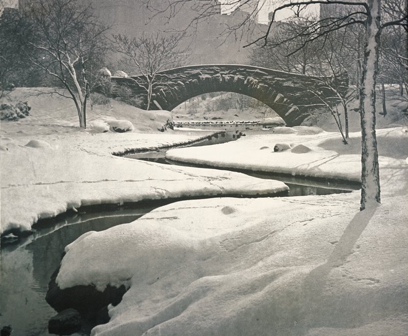 Winter in Central Park, New York City, Drahomir Josef Ruzicka, 1943