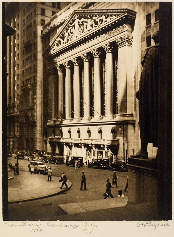 The Stock Exchange, New York, Drahomir Josef Ruzicka, 1928