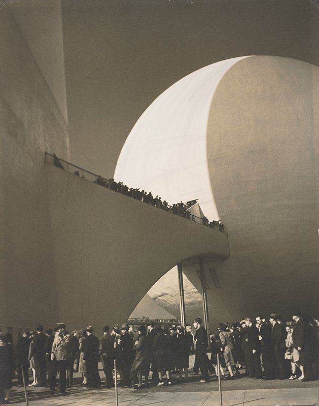 Trilon and Perisphere, New York World's Fair, Drahomir Josef Ruzicka, 1939