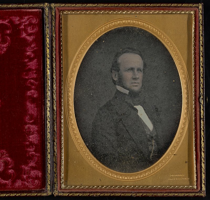 Без названия [half-length portriat of a man], Джеремайя Герни, 1852–58