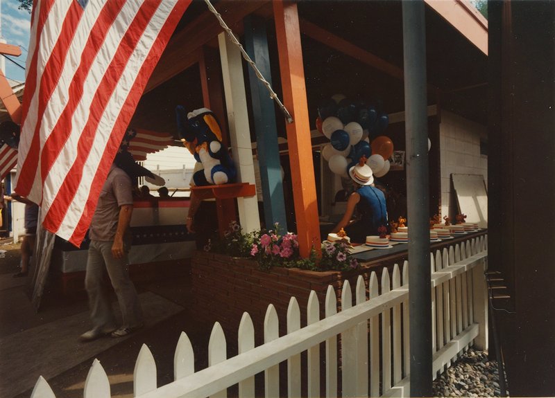 My American Flag Picture (Reluctant), Minnesota State Fair, Republican Headquarters, Stuart D. Klipper, 1974