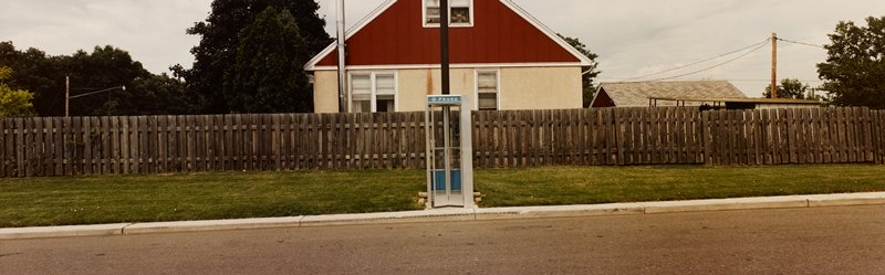 Telephone Booth, MacDonald's Lot, W. 7th Street, St. Paul, Stuart D. Klipper, 1984