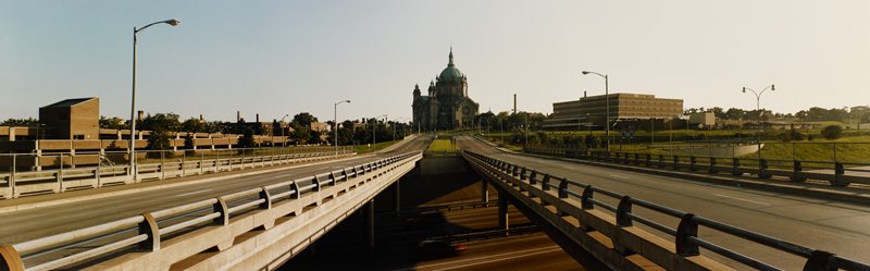 I-94 and Cathedral of St. Paul, St. Paul, Stuart D. Klipper, 1984