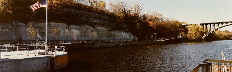 Lock No. 1, Mississippi River, Ford Bridge, Minneapolis, Stuart D. Klipper, 1984