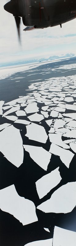 Ice Floes, McMurdo Sound, from LC130, Antarctica, Stuart D. Klipper, 1989
