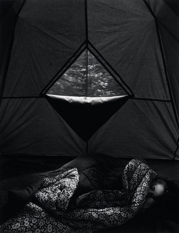 Mary in Tent, Oregon, Will M. Agar, 1976