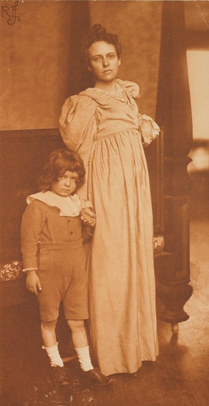 Portrait of Mrs. R. and Son, Rudolf Eickemeyer, Jr., 20th century