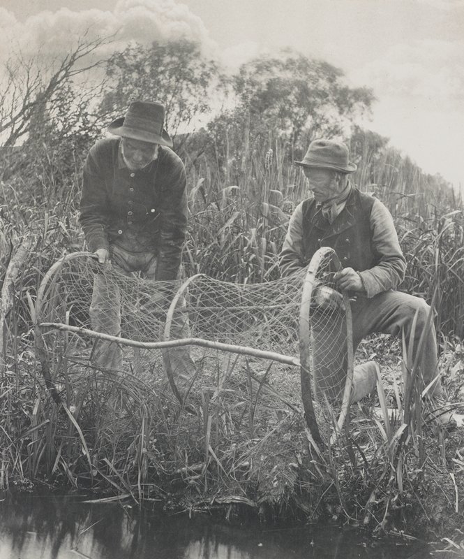Setting Up the Bow-Net, Peter Henry Emerson, 1886