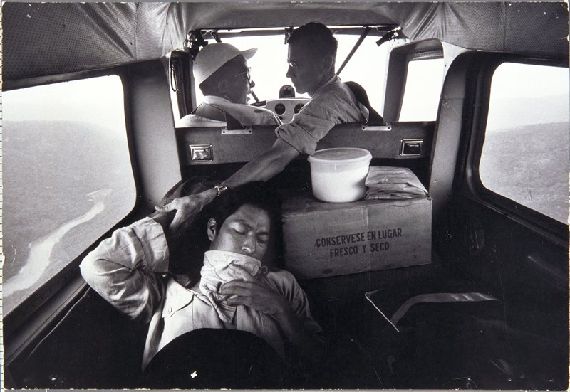 Untitled [three people in airplane], Cornell Capa, 20th century