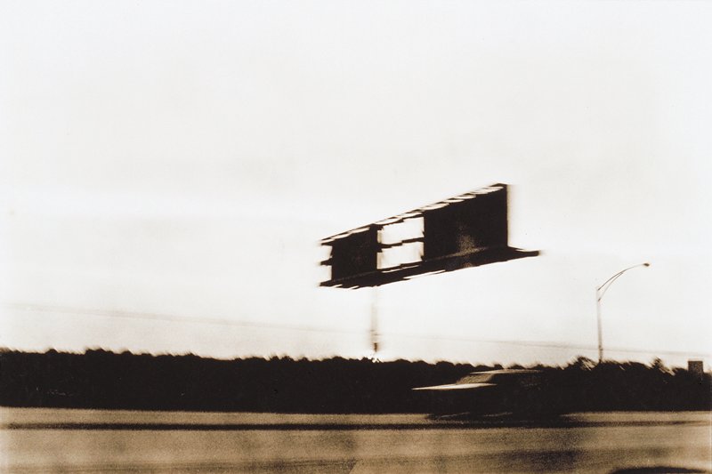 Untitled [highway and overhanging sign], Christopher Cardozo, c. 1971