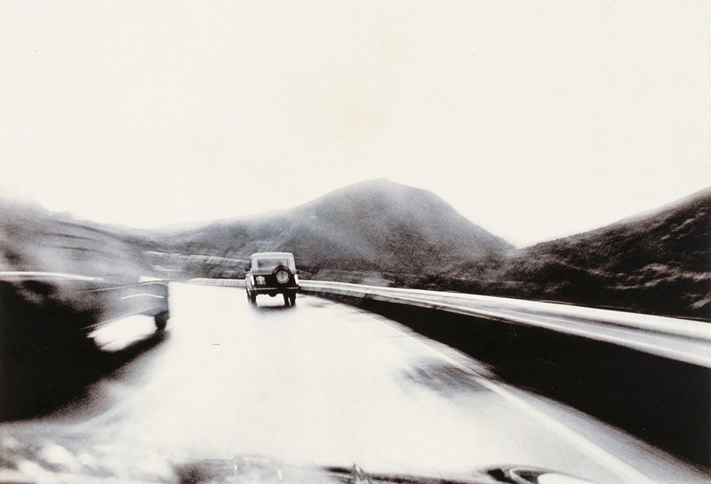 Untitled [Jeep on mountain road], Christopher Cardozo, c. 1971