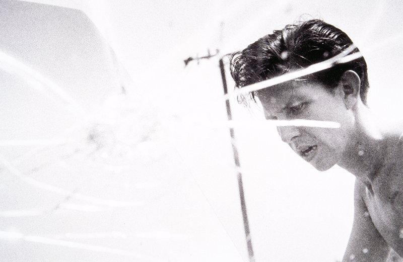 Untitled (view of man through broken window), Larry Clark, 1963