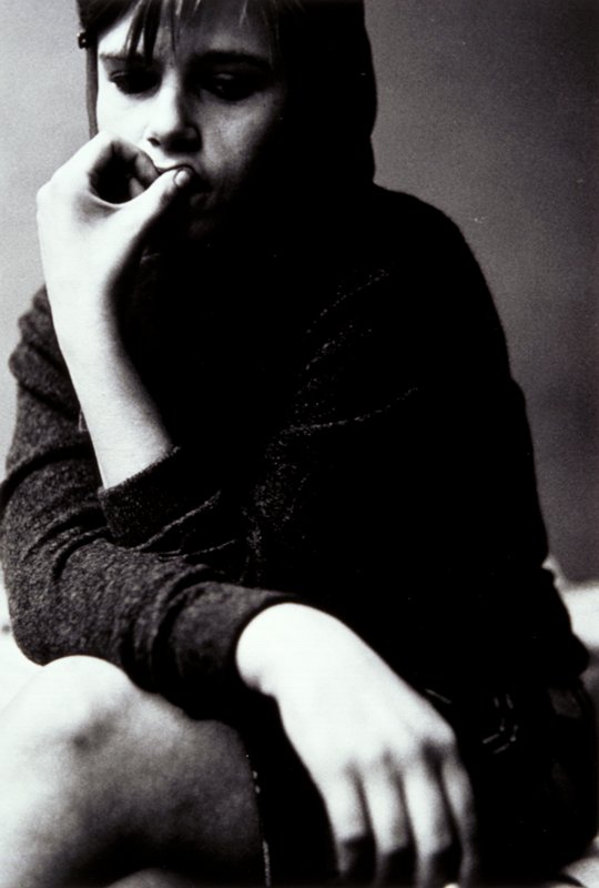 Untitled (woman in dark sweater), Larry Clark, 1963