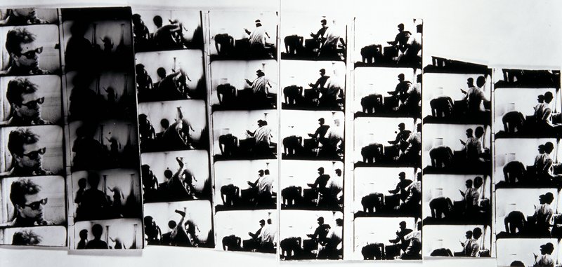 Untitled (multiple images of person getting shot), Larry Clark, 1968