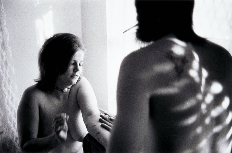 Без названия (2 figures, nude woman shooting up), Ларри Кларк, 1971