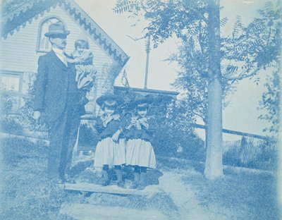 R.F. Thayer, Regina Thayer, and the Twins, Rulo, Nebraska, Agnes Winterbottom Cooney, c. 1900