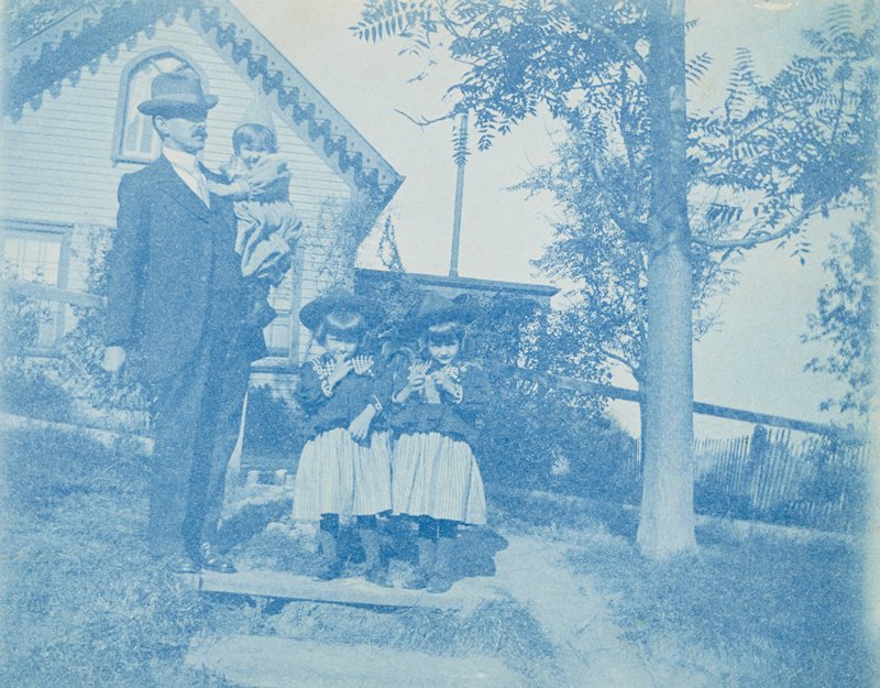 R.F. Thayer, Regina Thayer, and the Twins, Rulo, Nebraska, Agnes Winterbottom Cooney, c. 1900