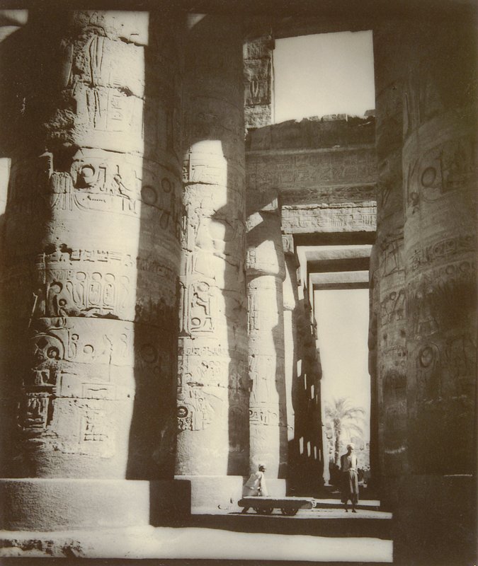 Hypostyle Hall, Great Temple of Amon-Re, Karnak, Egypt, Eleanor Parke Custis, 20th century