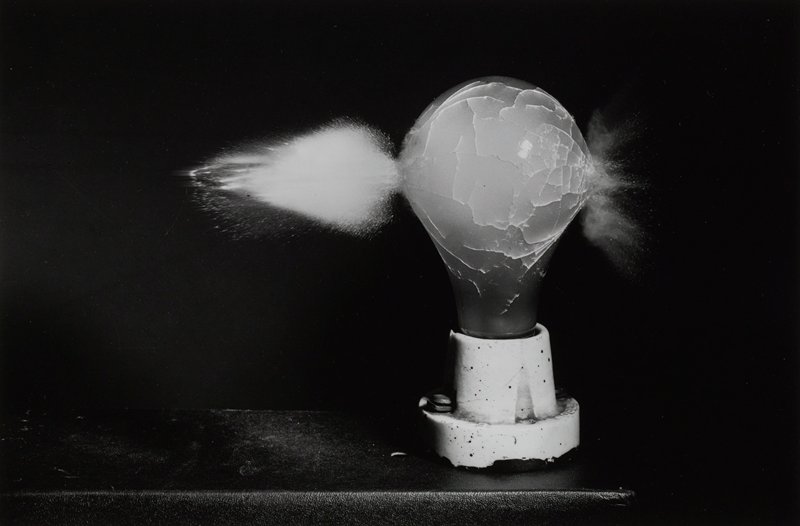 Bullet Through Bulb, Harold E. Edgerton, c. 1936