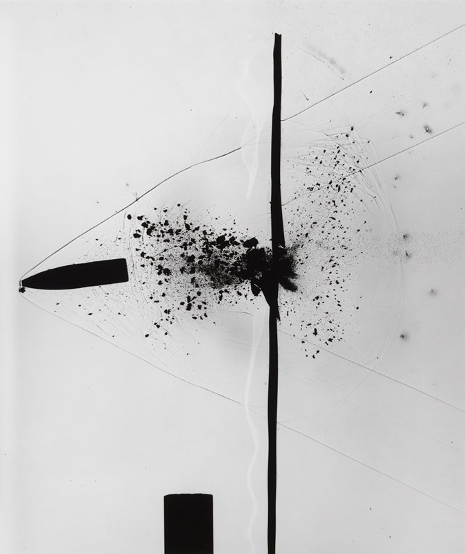 Bullet Through Plexiglas, Harold E. Edgerton, 1962