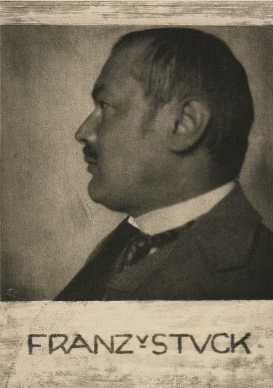 Prof. Franz v. Stuck, Frank Eugene, July 1910