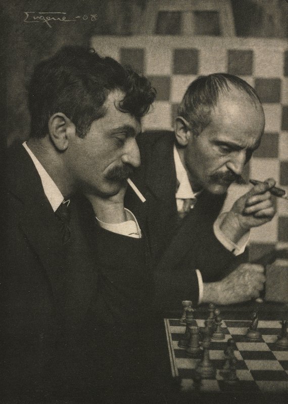 Dr. Emmanuel Lasker and His Brother, Frank Eugene, July 1910
